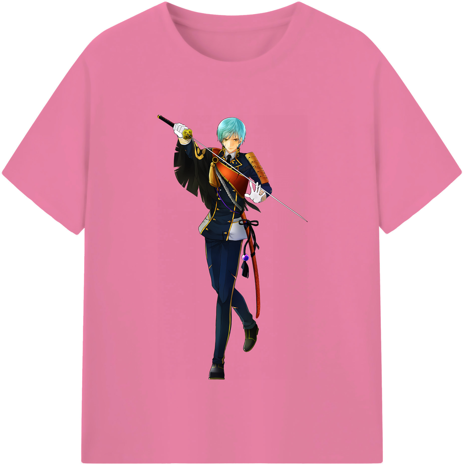 （画像用） 刀剣乱舞 Touken Ranbu 綿100％半袖Tシャツ（フロントプリント）